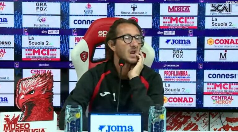 Perugia, Diana alla vigilia del Guidonia: “Diciassette gol subiti sono tanti. Mi aspetto una gara difficile”